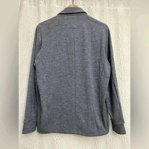 Pino Porte Track Jacket Small Mens Blue Full Zip Long Sleeve Pockets Stretch NWT - Picture 11 of 14